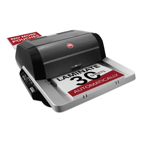 GBC® Foton 30 Automated Pouch-Free Laminator, Two Rollers, 11" Max Document Width, 5 mil Max Thickness