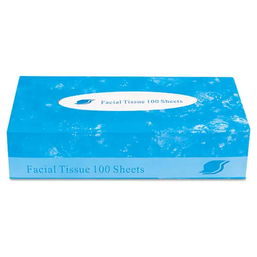 GEN Boxed Facial Tissue, 2-Ply, White, 100 Sheets/Box, 30 Boxes/Carton