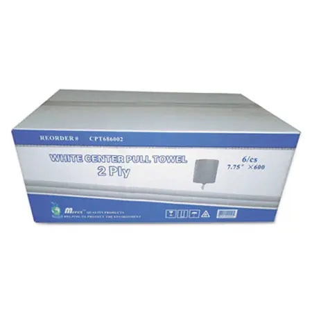 GEN Center-Pull 2-Ply White Roll Towels