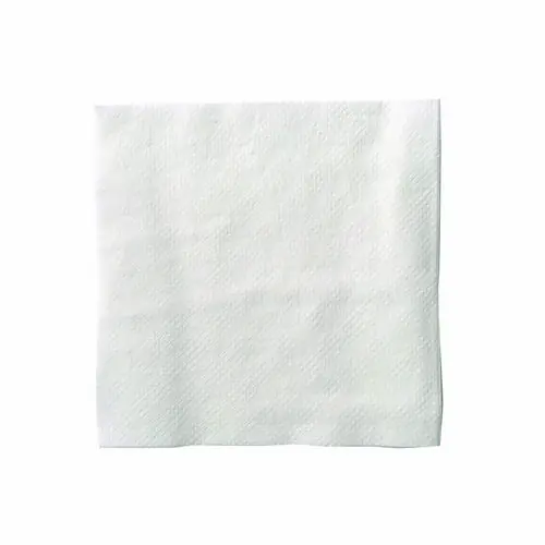 GEN Cocktail Napkins, 1-Ply, 9" x 9", White, 500/Pack, 8 Packs/Carton