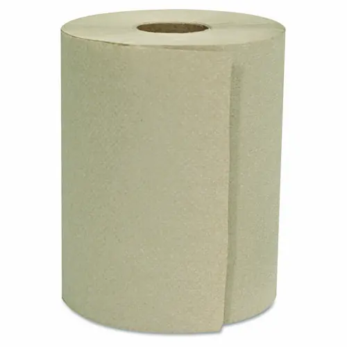 GEN Hardwound Roll Towels, 1-Ply, 8" x 600 ft, Natural, 12 Rolls/Carton