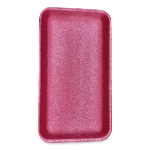 GEN Meat Trays #1525, Pink Foam, 250/Carton