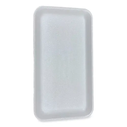 GEN Meat Trays, #1525, 14.5 x 8 x 0.75, White, Foam, 250/Carton