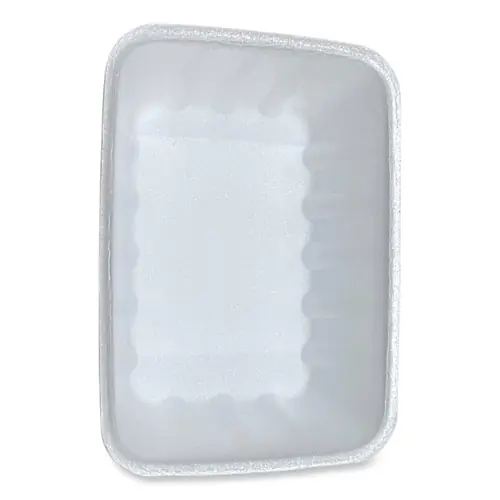 GEN Meat Trays, #42K, 8.75 x 6.32 x 2.25, White, Foam, 252/Carton