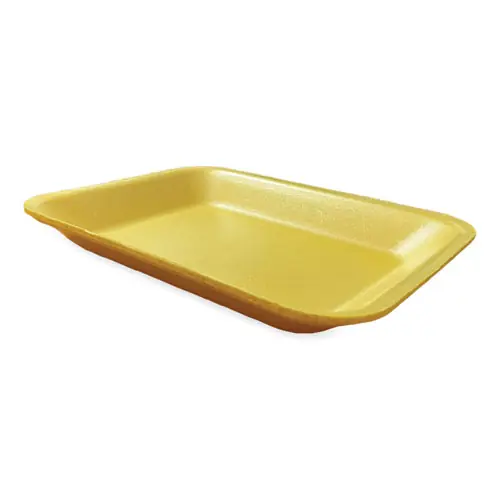 GEN Meat Trays #8P, Yellow Foam, 200/Carton