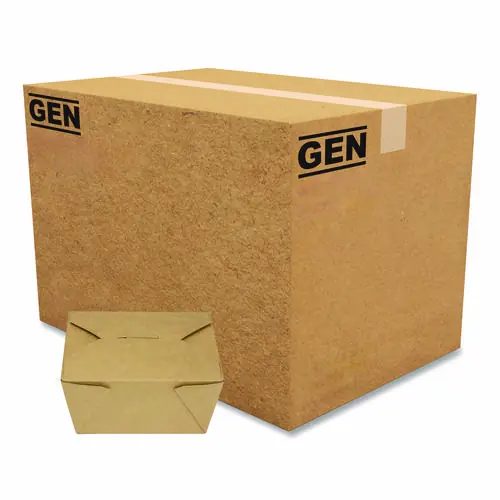 GEN Reclosable Kraft Take-Out Box