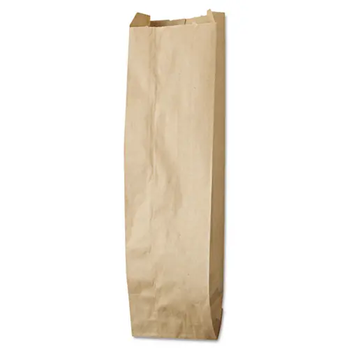 General Liquor-Takeout Quart-Sized Paper Bags, 4.25" x 2.5" x 16", Natural, 500/Bundle