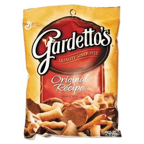 General Mills Gardetto's Snack Mix, Original Flavor, 5.5 oz Bag, 7/Box