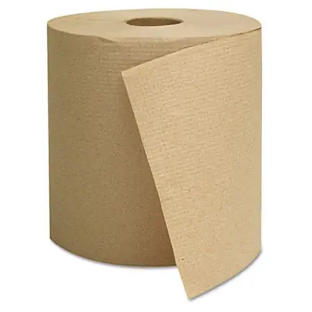 General Supply Hardwound Roll Towels, Kraft, 8 x 800'