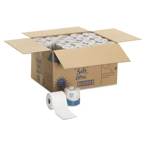 Georgia Pacific® Professional Angel Soft ps Ultra 2-Ply Premium Bathroom Tissue, White, 400 Sheets/Roll, 60/Carton