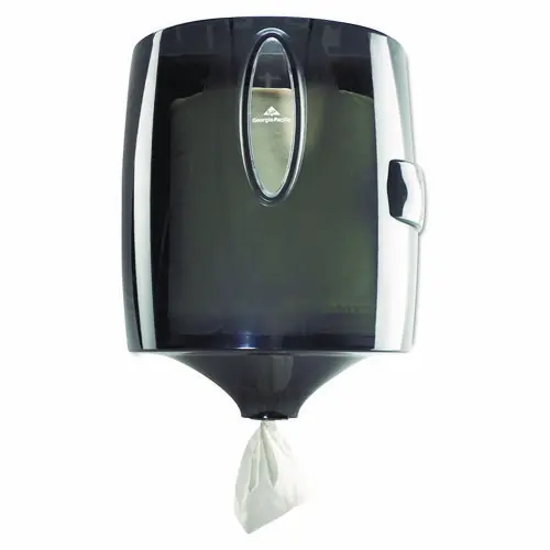 Georgia Pacific® Professional Center-Pull Paper Towel Dispenser, Translucent Smoke
