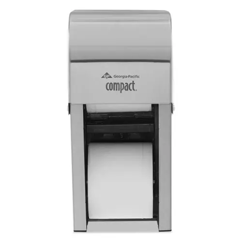 Georgia Pacific® Professional Compact Vertical Double Roll Coreless Dispenser, Stainless Steel
