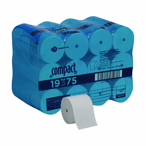 Georgia Pacific® Professional Coreless Bath Tissue, Septic Safe, 2-Ply, White, 1,000 Sheets/Roll, 36 Rolls/Carton