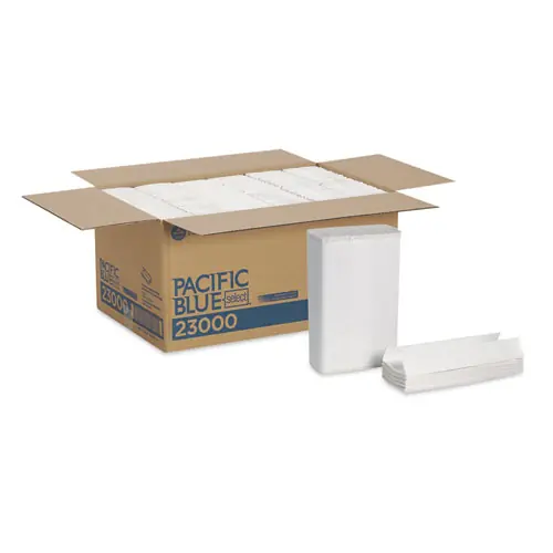 Georgia Pacific® Professional Pacific Blue Select C-Fold Paper Towels, 2-Ply, 10.1 x 12.7, White, 120/Pack, 12 Packs/Carton