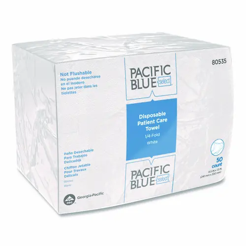 Georgia Pacific® Professional Pacific Blue Select Disposable Patient Care Washcloths