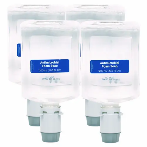 Georgia Pacific® Professional Pacific Blue Ultra Foam Soap Manual Dispenser Refill, Antimicrobial, Unscented, 1,200 mL, 4/Carton