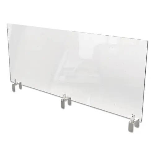 Ghent Clear Partition Extender with Attached Clamp