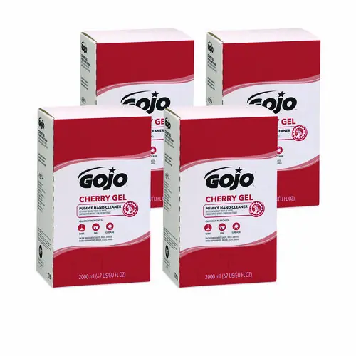 GOJO® Cherry Gel Pumice Hand Cleaner Refill, Cherry Scent, 2,000 mL