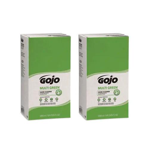 GOJO® MULTI GREEN Hand Cleaner Refill, Citrus Scent, 5,000 mL, 2/Carton