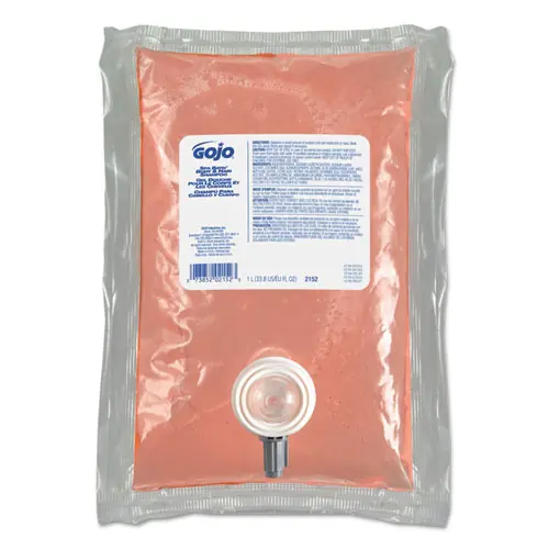 GOJO® Spa Bath Body and Hair Shampoo, Herbal Scent, 1,000 mL Refill, 8/Carton