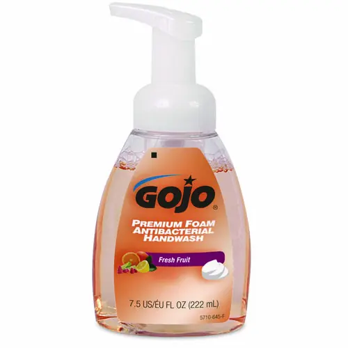 GOJO® TFX Premium Foam Antibacterial Hand Wash Refill, Fresh Fruit Scent, 7.5 oz