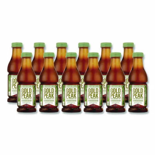 Gold Peak Zero Sugar Sweet Tea, 18.5 oz Bottle, 12/Carton