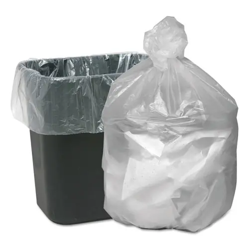 Good 'n Tuff® Waste Can Liners, 16 gal, 6 mic, 24" x 31", Natural, 50 Bags/Roll, 20 Rolls/Carton