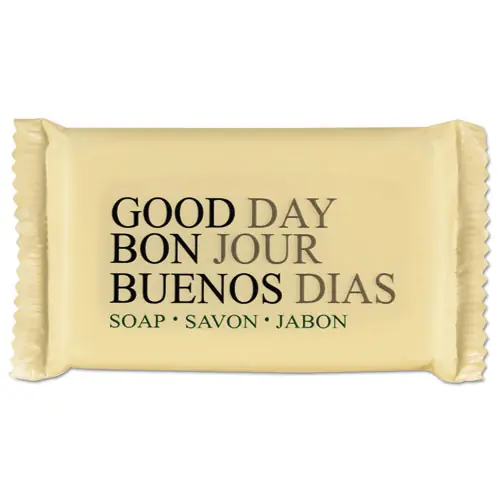 Good Day™ Amenity Bar Soap, Pleasant Scent, # 1 1/2, 500/Carton