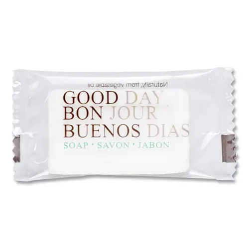 Good Day™ Amenity Bar Soap, Pleasant Scent, # 1/2, 1,000/Carton