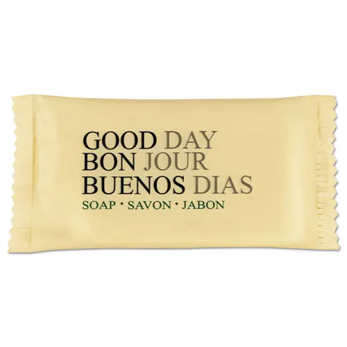 Good Day™ Amenity Bar Soap, Pleasant Scent, # 3/4, 1,000/Carton