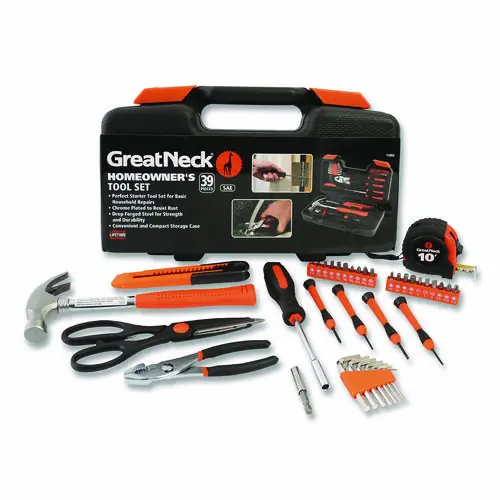Great Neck® Homeowner's 39-Piece Tool Set