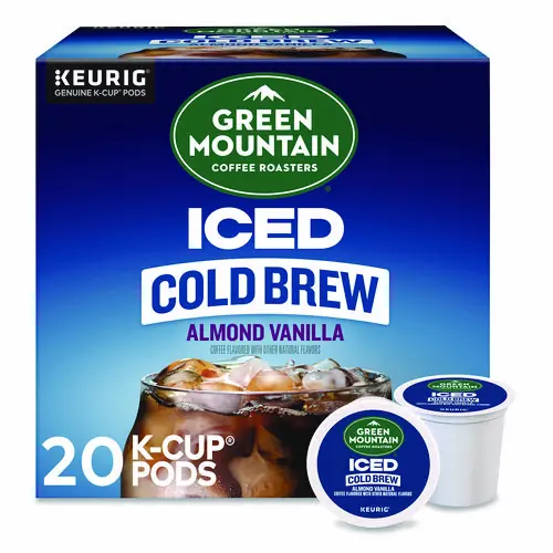 Green Mountain Coffee® Almond Vanilla Brew Over Ice Coffee K-Cups, 20/Box