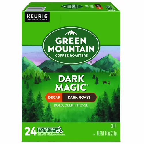 Green Mountain Coffee® Dark Magic Decaf Extra Bold Coffee K-Cups, 24/Box