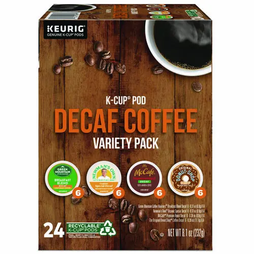Green Mountain Coffee® Decaf Variety Coffee K-Cups, Assorted Flavors, 0.38 oz, 24/Box