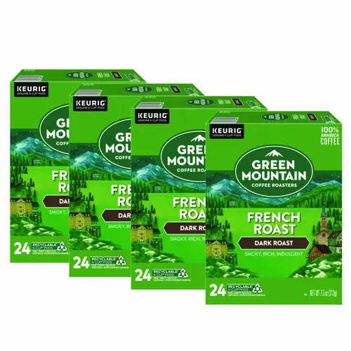 Green Mountain Coffee® French Roast Coffee K-Cups, 96/Carton
