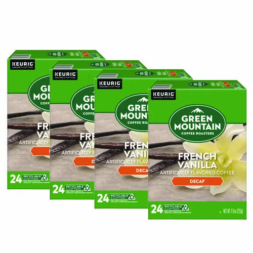 Green Mountain Coffee® French Vanilla Decaf Coffee K-Cups, 96/Carton