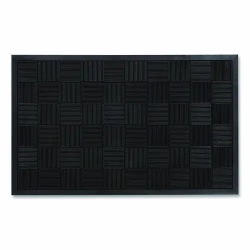 Guardian Parquet Wiper Scraper Mat, 36 x 60, Black