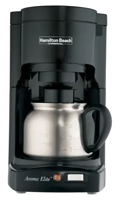 Hamilton Beach 4 Cup Commercial Coffee Maker, Stainless Carafe