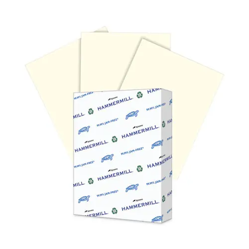 Hammermill® Colors Print Paper, 20 lb, 8.5 x 11, Cream, 500 Sheets/Ream