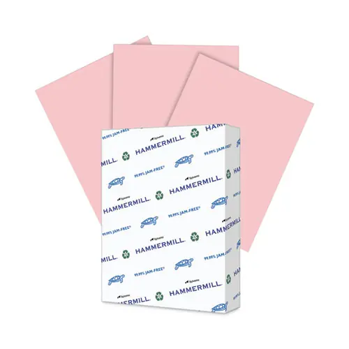 Hammermill® Colors Print Paper, Pink, 8.5 x 11, 20 lb, 500 Sheets/Ream
