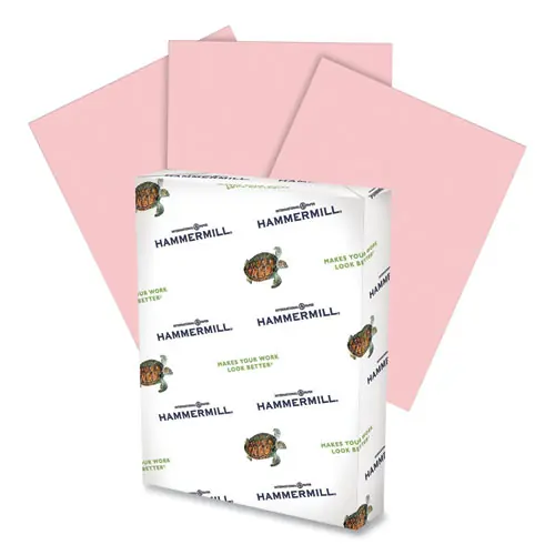 Hammermill® Fore Multipurpose Print Paper, Pink, 8.5 x 14, 20 lb, 500 Sheets/Ream