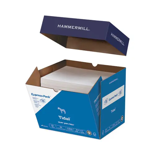 Hammermill® Tidal Print Paper Express Pack, 92 Bright, 20 lb, 8.5 x 11, White, 2,500 Sheets/Carton