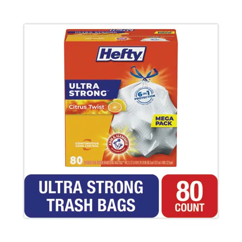 Hefty® Ultra Strong Scented Tall White Kitchen Bags