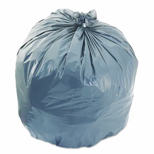 Heritage Linear Low-Density Can Liners, 33 gal, 1.1 mil, 33" x 39", Gray, 250/Carton