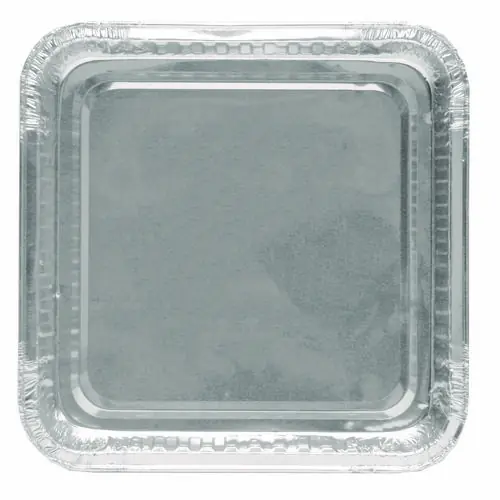 HFA® 8" Square Cake Pan, Aluminum, Silver, 500/Carton