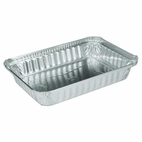 HFA® Aluminum Oblong Pan, Shallow, 1.5 lb, 6 x 8.59 x 1.25, Silver, 500/Carton