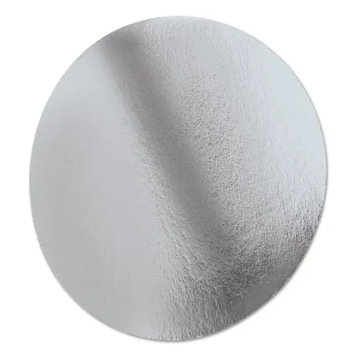 HFA® Foil Laminated Board Lids, 8.25" Diameter, Silver, Aluminum, 500/Carton