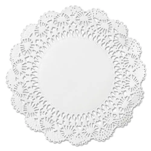 Hoffmaster® Cambridge Lace Doilies, Round, 12", White, 1,000/Carton