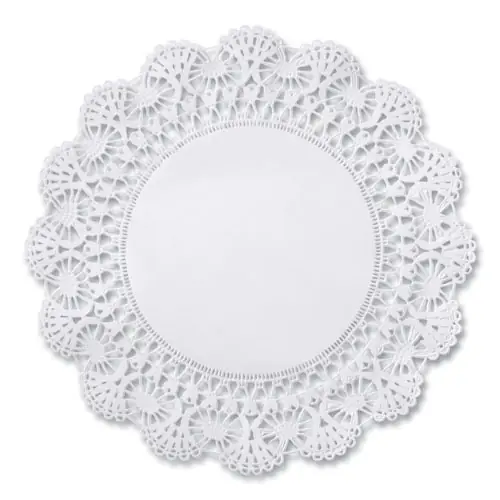 Hoffmaster® Cambridge Lace Doilies, Round, 6", White, 1,000/Carton