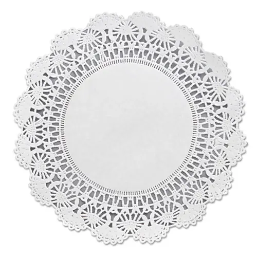 Hoffmaster® Cambridge Lace Doilies, Round, 8", White, 1,000/Carton